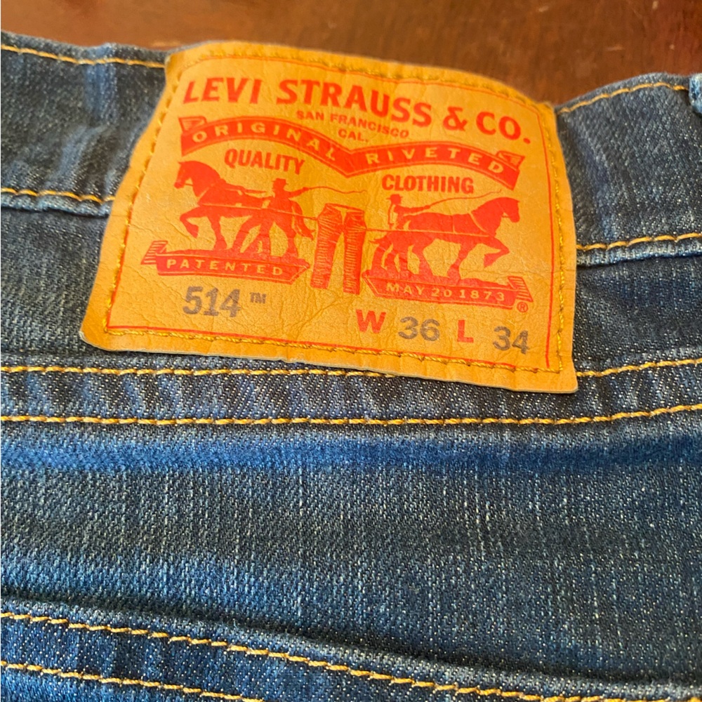 Levi's Men's 514 Denim Straight Jeans - Picture 2 of 3